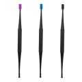 【HOT】 Double-Sided Earpick Soft Silicone Spiral Rotating Ear Wax Cleaner Ears Remover Clean Tool Spiral Design. 