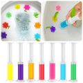 Toilet Cleaner Flower Gel Household Air Freshener Aromatic Flower Needle Bathroom Toilet Cleaning Fragrance Detergent Deodorant. 