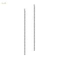 Long Tassel Dangle Drop Earrings Punk Rhinestone Earrings for Wedding Women. 
