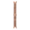 (Ready Stock)For Fitbit Charge 5 Milan Steel Double Buckles Strap Watch Band. 