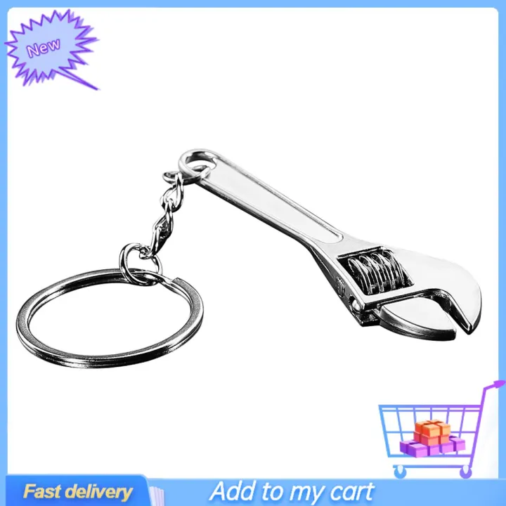 Creative Tool Style Wrench Spanner Key Chain Car Bag Keyring Metal ...