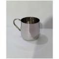 Stainless Steel Tea Mug Handle Mug For Multipurpose Durable Made Silver Color-Basic Kitchen Accessories. 