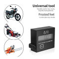 New Gasoline Digital Engine Tachometer Inductive Pulse Tachometer Waterproof with Battery for Chain Saw Mower 2/4 Stroke. 