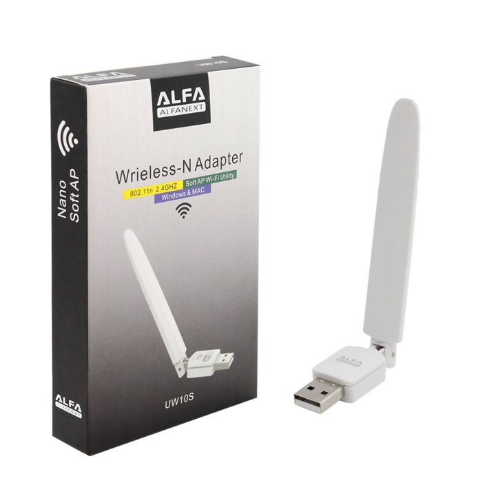 Alfa%20Wifi%202.4ghz%20Wireless-n%20Usb%20Adapter%20+%20Antenna%20-%20Image%202