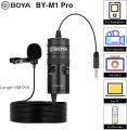 Boya by M1 professional collar microphone & TIKTOK microphone Lavalier 3.5mm Audio Video Record Lapel Mic for- Android Smartphone PC. 