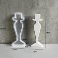 Reusable Candle mold Detailed Drip-resistant Aromatherapy Silicone mold DIY Table decoration for Home decor Party centerpiece. 