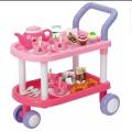 My Little Trolley Tea Cart Set - Perfect for Imaginative Tea Parties Toy For Kids. 