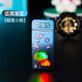Personal Cute Funny Cartoon Red Flame Windproof Lighter Fantasy Color Light Straight Gas Lighter Girl Cute Gift. 