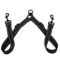 Double Leash Coupler for Large Dogs Adjustable Heavy Duty Nylon Splitter for Two Big Dogs. 