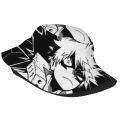 My Hero Academia Unisex Bucket Hats Customized Summer Beach Sun Katsuki Bakugo Anime Hat. 