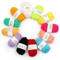 12Pcs Acrylic Yarn Knitting Wool Crochet Yarn, Ideal for Beginners, Kids Crafts, Small Projects. 