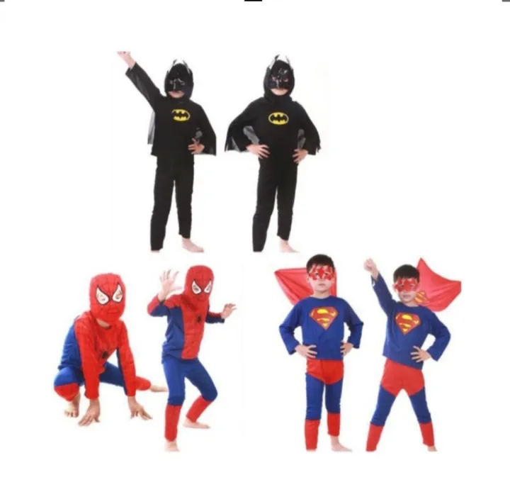 3%20pack%20of%20Full%20Costume%20Dress%20(Top+Pent+Mask)%20for%20kid's%20Spiderman+Batman+Superman%20(2%20years%20to%2010%20years)%20-%20Image%206