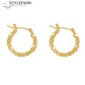 Women Hoop Earrings Small Simple Fashionable Round Earrings. 