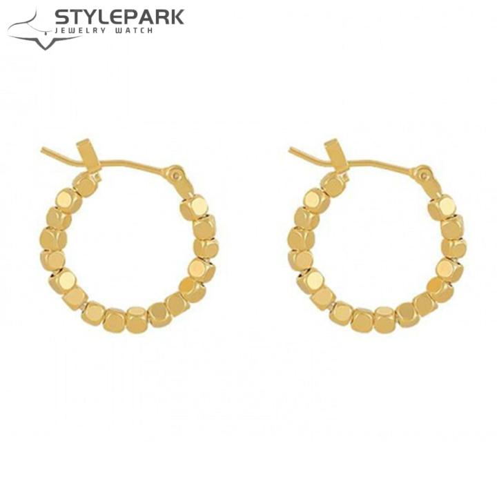 Women Hoop Earrings Small Simple Fashionable Round Earrings