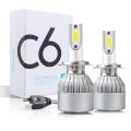 C6 Car Led Headlight Bulbs Extra Bright H4 7200lm 600k. 