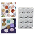 1PC Wax Seal Stamp Silicone Mold Mat with 12-Cavity Mould Pad for DIY Craft Sunlight Super Store. 