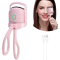 Compact and Rechargeable Mini Electric Eyelash Curler for Quick Long-Lasting Curling Ideal Tool for Women. 