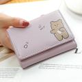 Women Wallets 4 Color Money Bags Short Cute Small Purse Women's Student Card Holder Girl ID Bag Card Holder Coin Purse. 
