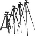 3120 - Tripod Camera Stand With Mobile Holder - Black. 