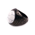 Fashion tide Gentleman Temperament Plated 24K Gold Ring For Men Wedding Rings Gold. 