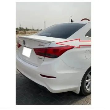 Alsvin Trunk Lip Spoiler Painted Glossy Black & White Premium Rear Boot ...