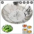 Stainless Steel Food Steamer Steamer Basket Stainless Steel for Food and Vegetable, Premium Expandable Steam Basket to Fit Various Size Pots Stainless Steel Steamer Basket, For Home. 