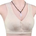Wide Strap Front Open Non Padded Non Wired Maternity Nursing Bra for Women's Size 36B to 44B , Colors Beige, Pink, Tea Pink. 