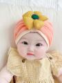 Baby Hat Spring and Autumn Thin 0-3-6-12 Month-Old Newborn Care Fontanel Hat Pure Cotton Newborn Baby Girl Beanie. 