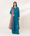 Sapphire RTW - 3 Piece - Embroidered Raw Silk Suit For Women. 