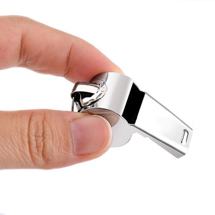 6 Pcs - Imported Steel Whistle Super Sound Outdoor Sports | Daraz.pk