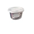Disposable round box with lid - 200ml. 