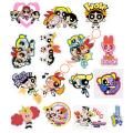 10 Pcs Powerpuff Girls Cartoon Stickers Pack for Laptop Desk Phone DIY Stickers - JangoMango Store. 