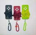 Redmi Poco C75 Back Cover For Girls - Bow Tie Case With Fancy Key Chain - Chain bracelet Case. 