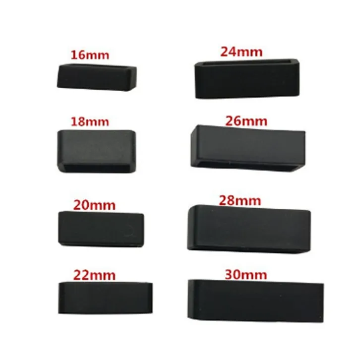 7%20Sizes%20Black%20PVC%20Watch%20Strap%20Retaining%20Hoop%20Loop%20Rubber%20Buckle%20Retainer%20Holder%20Rubber%20Watch%20Live%20Ring%20-%20Image%207