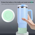 Tumbler Cover Silicone Anti-slip Tumbler Boot Cover Noise Reducing Scratch Resistant Cup Protector for Travel Water Bottle Southeast Asian Favorite Water Cup Protector. 