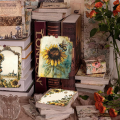 (GGBR) 60Pcs Vintage Scrapbooking Paper Decoupage Paper for Furniture Crafts Plants Antique Looking Papers. 