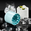 Silicone Ice Cube Mold Round Ice Bucket Summer Homemade Refrigerator Ice Maker  MJ. 