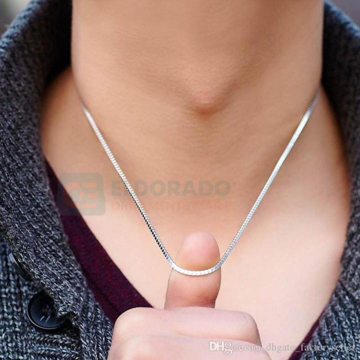 American Style New Trendy Design Thin Neck Chain Necklace For Men & Boys