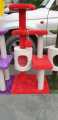 Cat Tree Pet House - Condo Furniture Scratch Post - Multi Colour. 