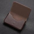 Superman Ruoias Multicolor High-Grade PU Leather+stainless Steel Metal Card Box Magnetic Business Card Holder Men/Women Credit Bank Card Case. 