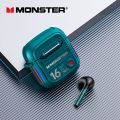 Monster XKT16 Wireless Earbuds Headphones Bluetooth Earphones 5.3 Gaming Headset HiFi Sound HD Call Music Earbud Touch Control Headphones Dual Mode. 