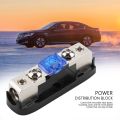 Car Stereo Fuse Holder, Auto Agu Audio Fuse Box Power Distribution Block 4Ga In 4Ga Out,Single way. 
