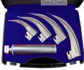 Laryngoscope A Set Of 4 Heads With Case Specifically Designed For ENT Specialist, Doctors, Surgeon's. 