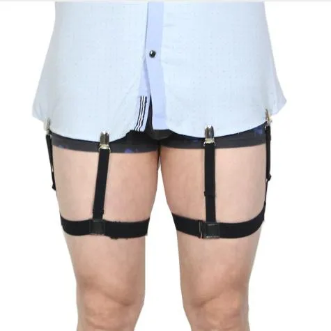 Garters%20Stays%20Belt%20Elastic%20Nylon%20Men's%20Adjustable%20Suspenders%20Holders%20Shirt%20-%20Image%204