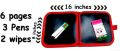 Erasable Magic Drawing Book for Kids –Low Price Reusable Doodle Drawing Board with Magic Pens , Writing Pad, Portable Washable Watercolor Pen Set, Perfect Gift for Boys and Girls, Black Pages Erasable Book. 