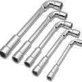 Metric L Shaped Angled Hex Socket Wrench, Double-Head Elbow Hex Wrench for Mechanic Repair Tool 1Pc, All Sizes Available(6-19mm). 