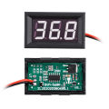 DC 5V~120V Voltmeter LED Digital Display Voltage Meter E-Bike Indicator Display Voltage Tester Red/Blue/Green/Withe. 