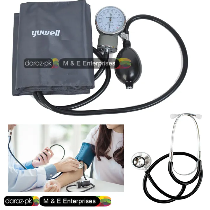 Yuwell%20BP%20Apparatus%20Blood%20Pressure%20Monitor%20Manual%20with%20Stethoscope%20-%20Need%20of%20Every%20Home%20also%20Professional%20Use%20-%20Image%202