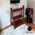Wooden Plant Stand 2 & 3 Tier Indoor Decoration Display Shelf Rack Solid Wood (Brown). 