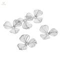 20pcs Metal Hollow End Flower Bead Caps 30mm DIY Jewelry Findings. 